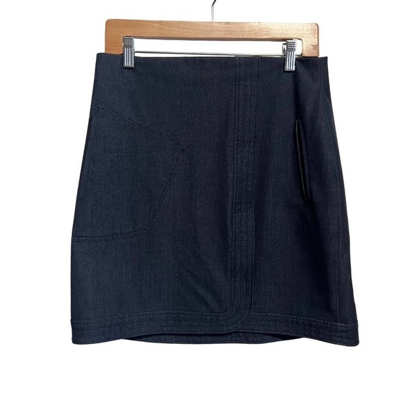 Halogen‎ Denim Pencil Short Skirt Womens 8 - Picture 1 of 10